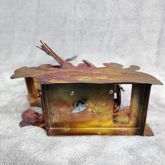 Vintage Copper Art Musical Kinetic Sailing Ship Plays Beyond the Reef Music - Picture 11 of 16